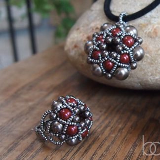 beaded ring and pendant tutorial download