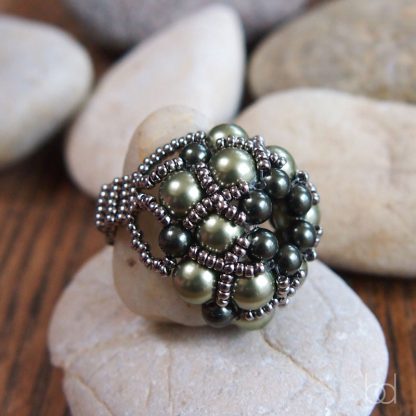 beaded ring tutorial for beginners