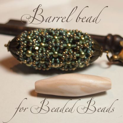 Free tutorial - How to make a 40×12 mm barrel bead