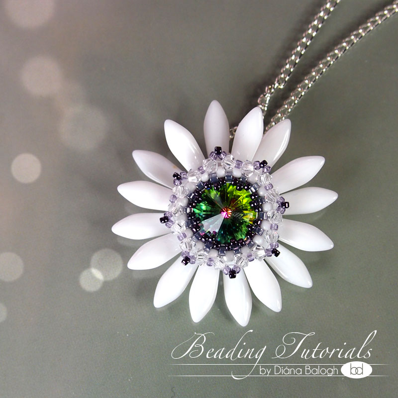 fairys lily flower pendant pattern