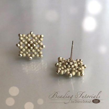 Beading tutorial Lulu's Lacy Bracelet + Lacy Square Earrings - Image 3
