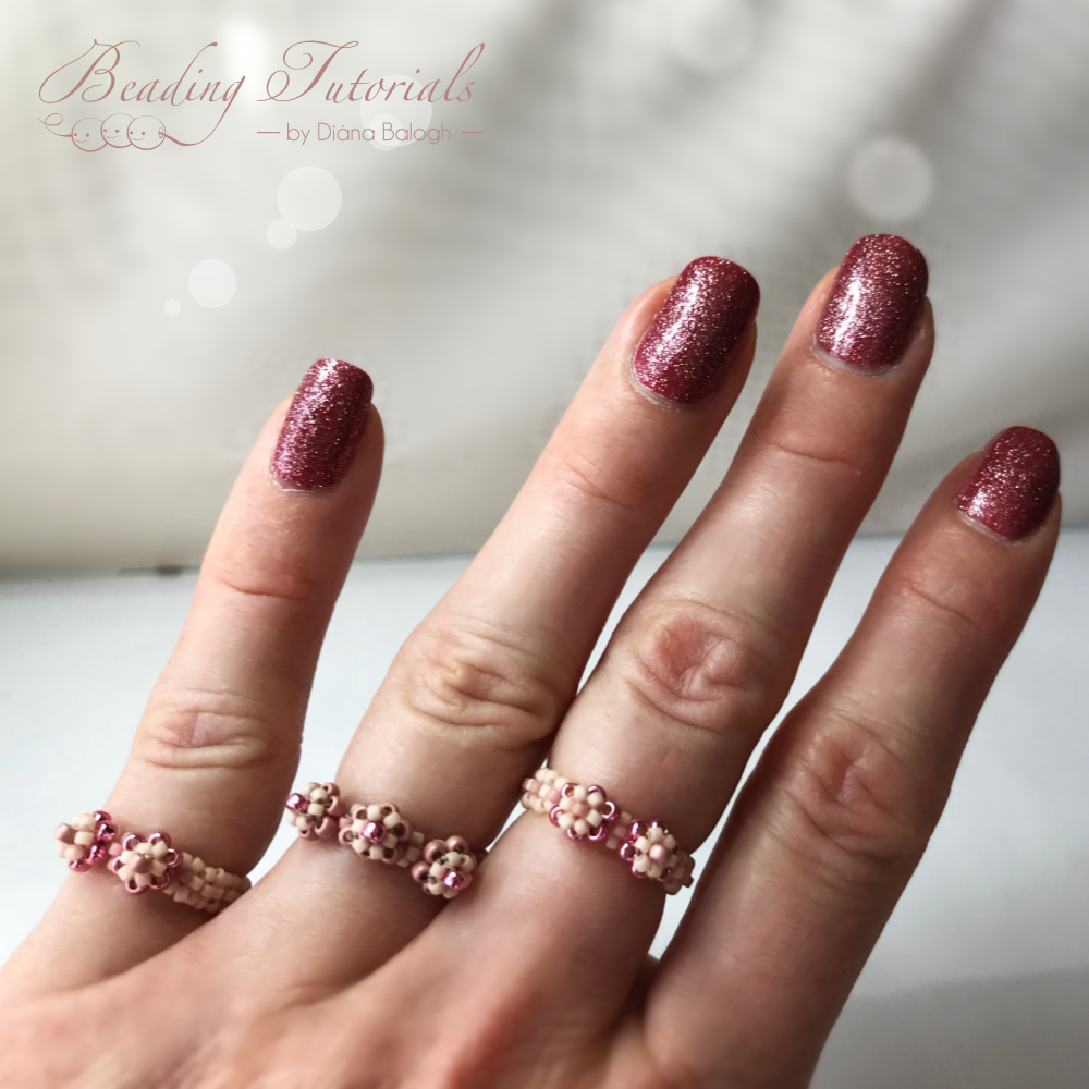 How to make an easy beaded ring