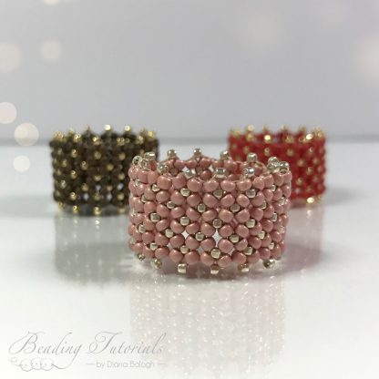Beading tutorial Flat Chenille Ring - Image 2