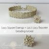 beading tutorial lacy bracelet, Lulu's Lacy Bracelet by Diána Balogh