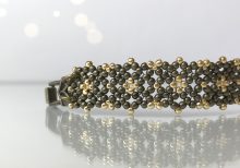 seed bead beading tutorial, Lulu's Lacy bracelet