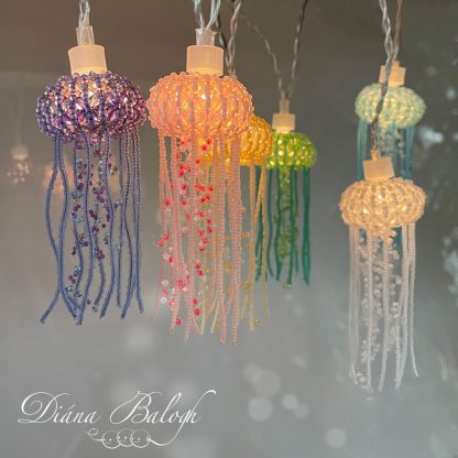 Jellyfish tassel beading tutorial by Diana Balogh