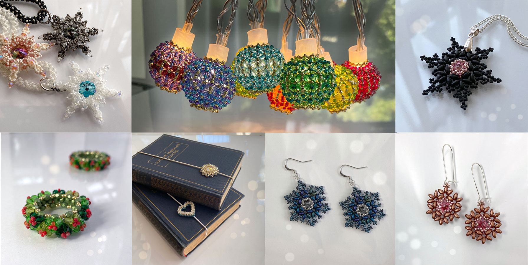 Beading tutorials for Christmas by Diana Balogh