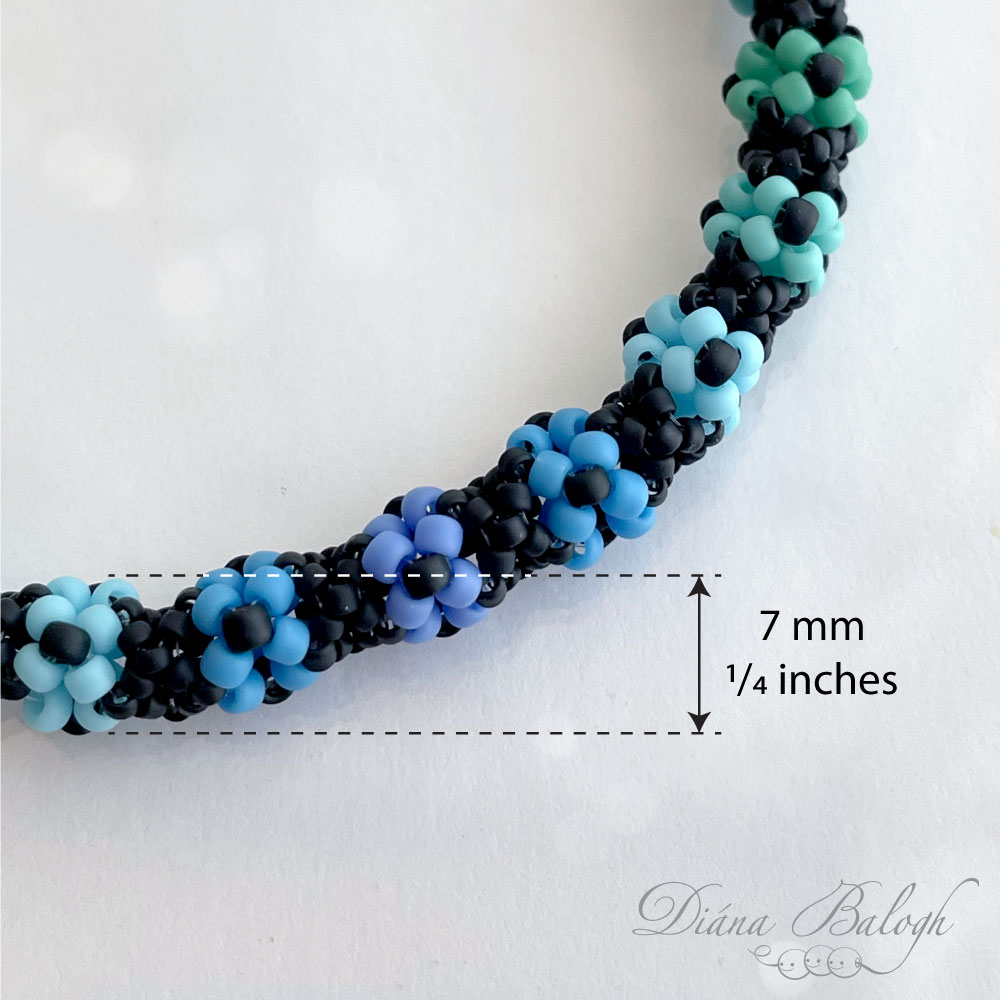 Daisy Chain Beaded Bracelet Pattern | FaveCrafts.com
