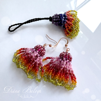 beading tutorial csafring tassel by Diana Balogh